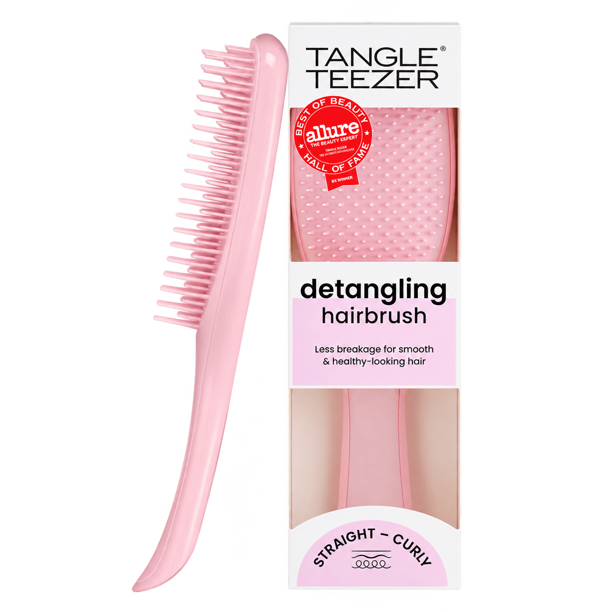 Tangle Teezer Ultimate Detangler Brush, Regular, Straight to Wavy