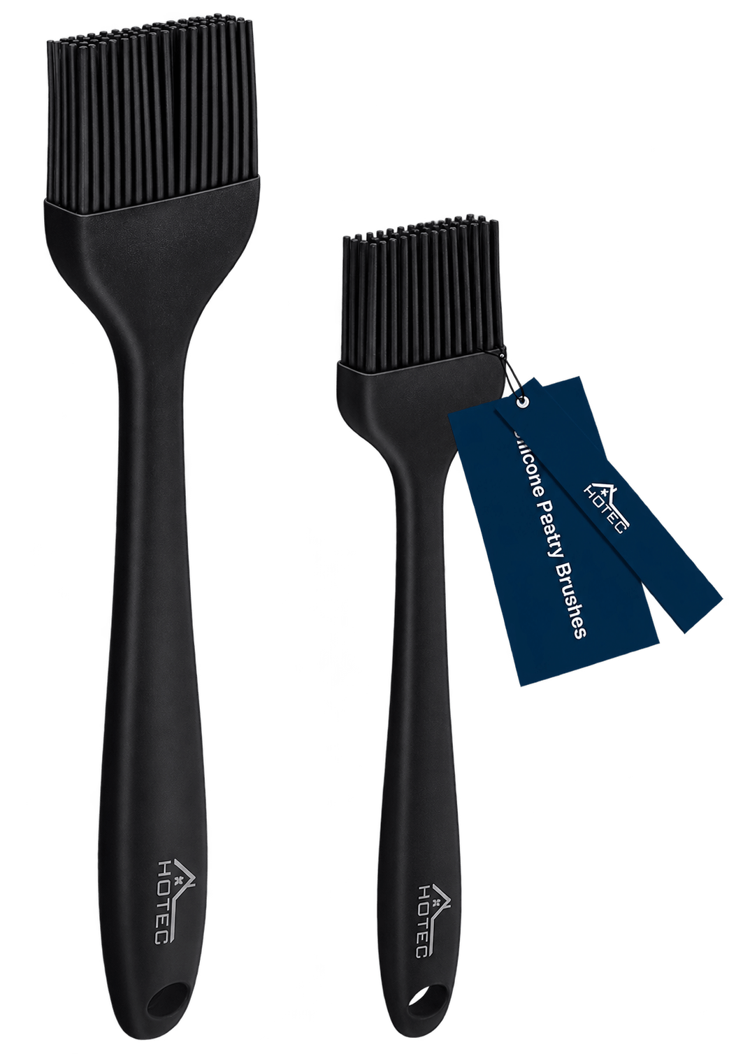 [DEMO] HOTEC Silicone Basting & Pastry Brush Set, 2 Sizes