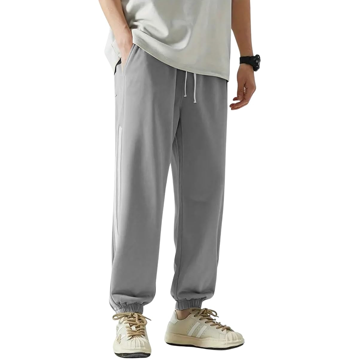 Lymio Men's Drawstring Jogger Track Pants TP-32-33