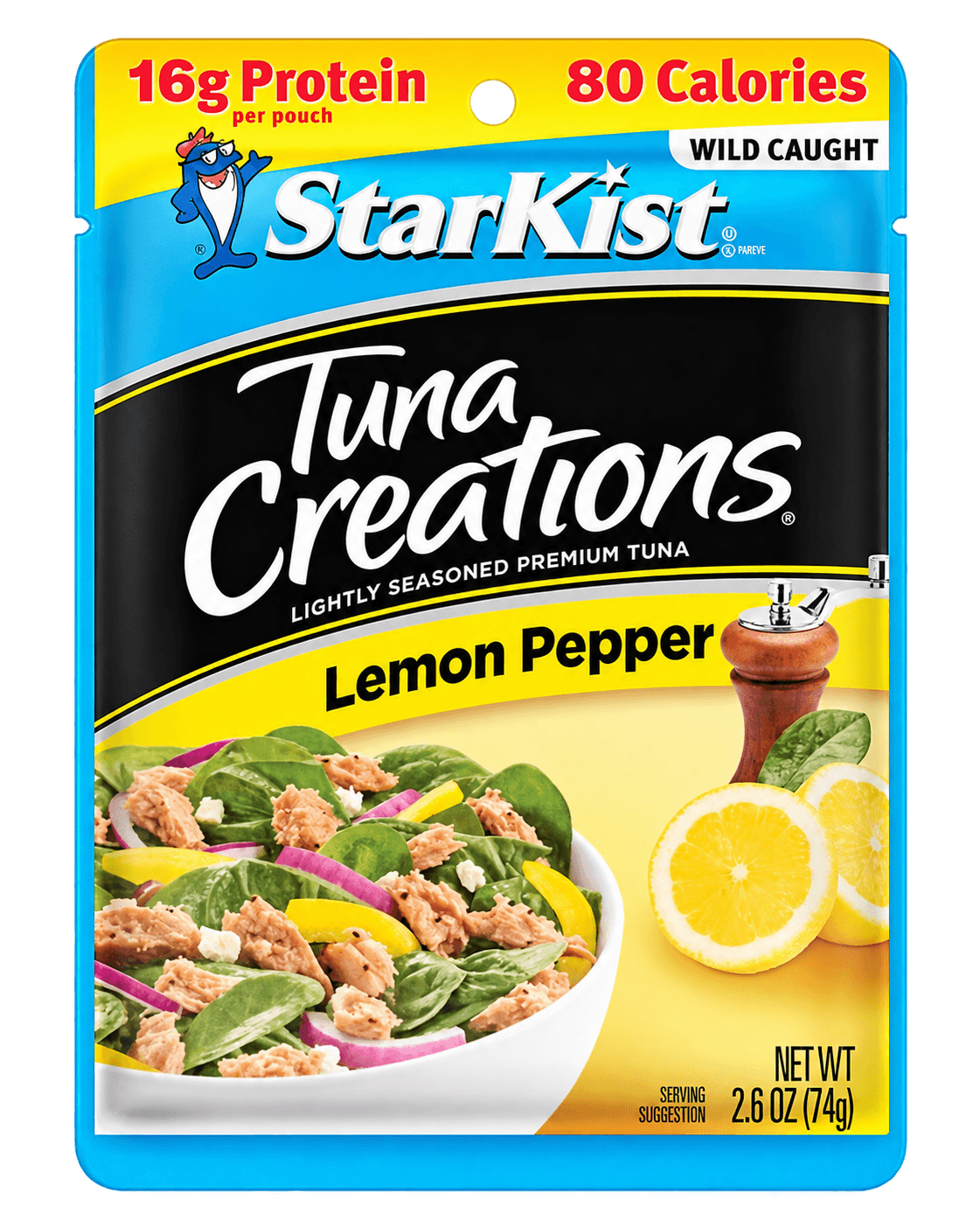StarKist Tuna Creations Seasoned Tuna, 2.6 oz Pouch