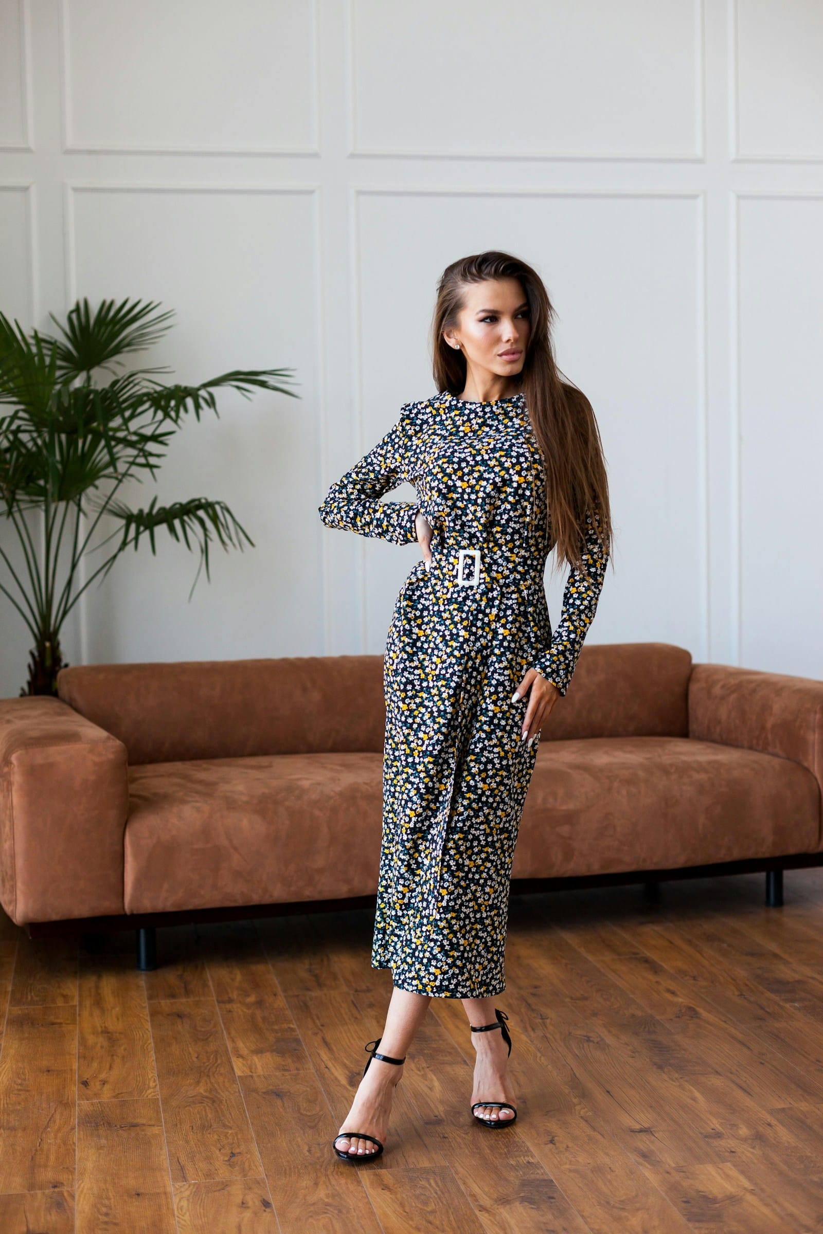 Annah Hariri Embroidered Jalabiya Dress
