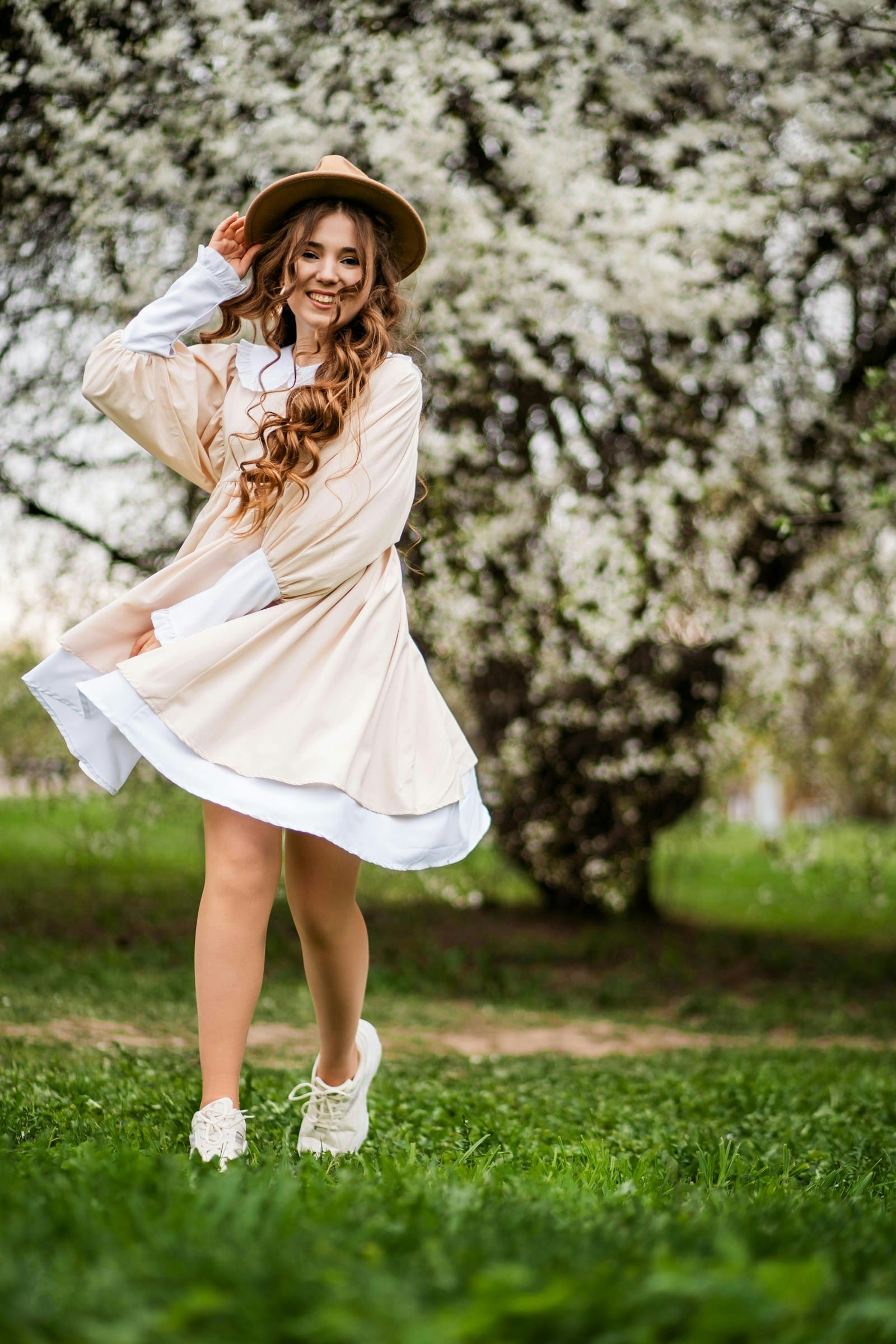 Veiled Collection Long Sleeve Maxi Dress