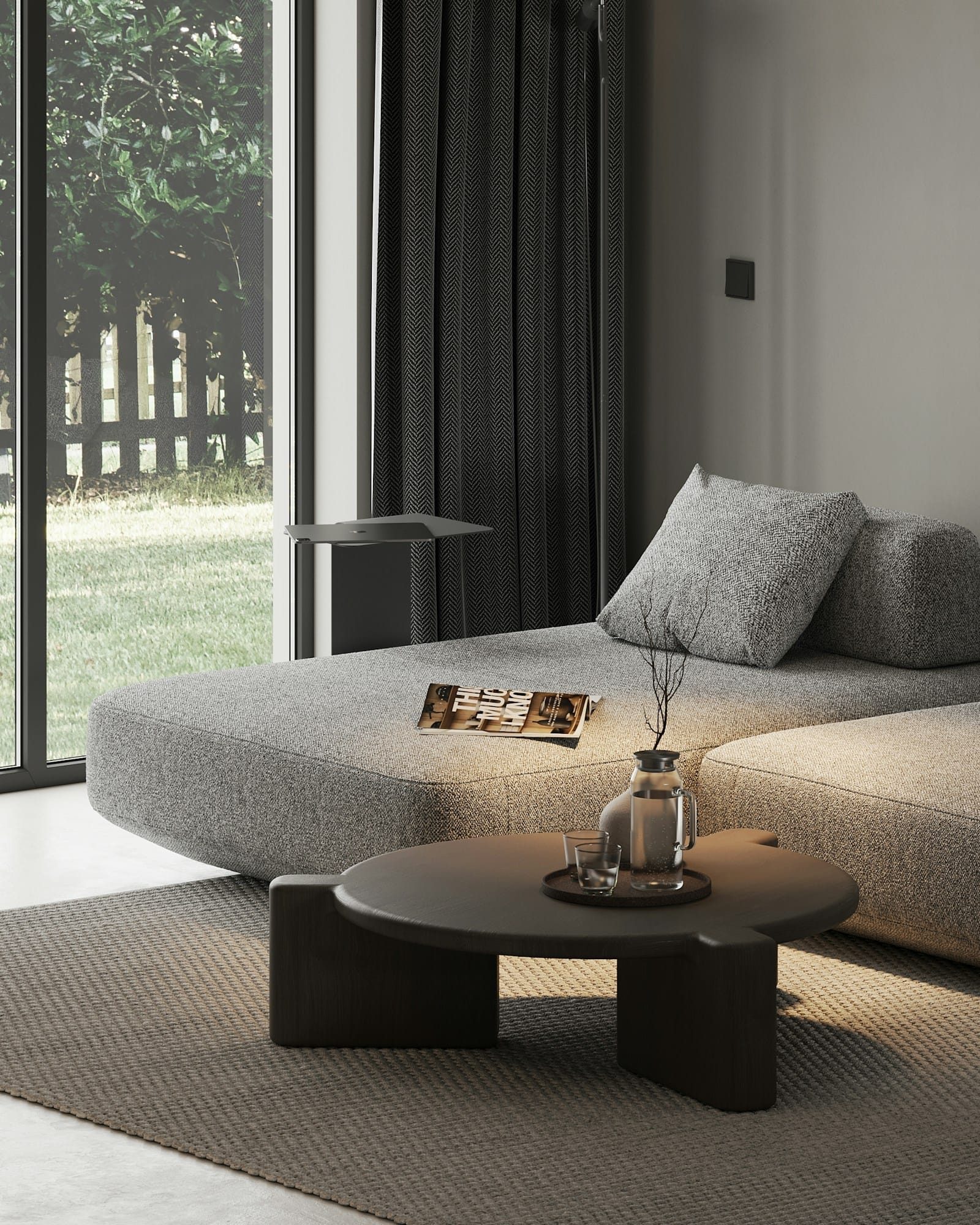 West Elm Mid-Century Coffee Table, Acorn