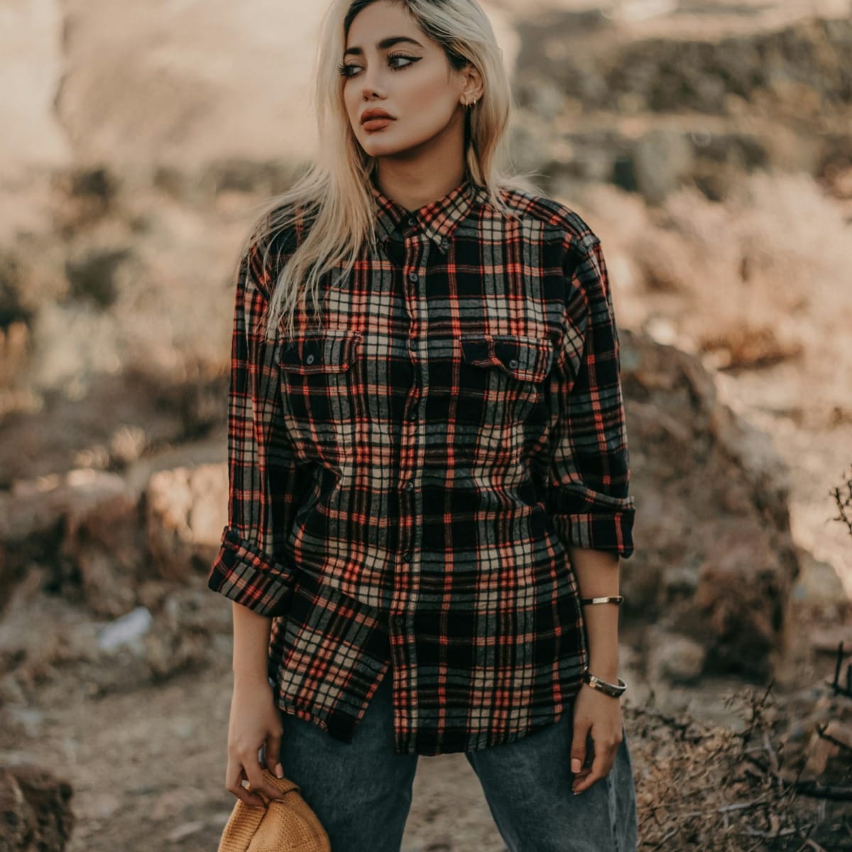 Zeagoo Women's Long Sleeve Flannel Plaid Button Down Shirt